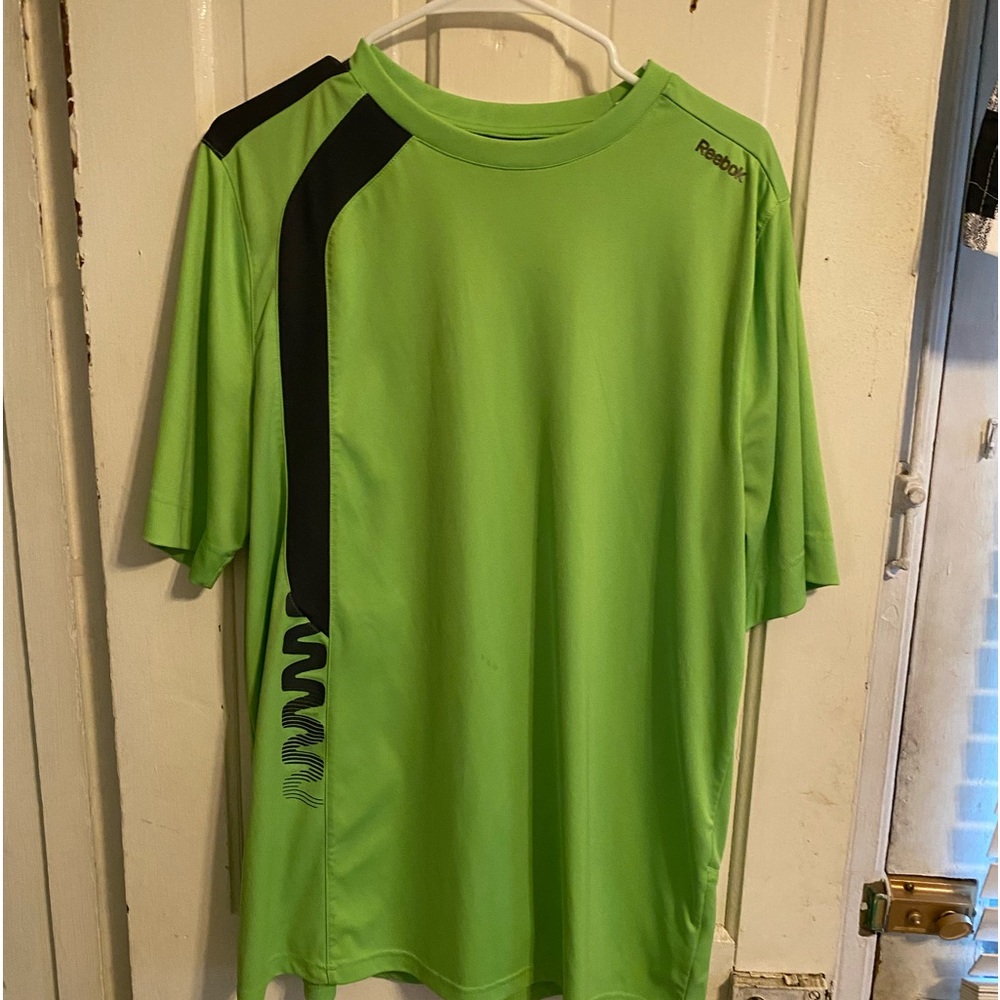 Fluorescent Green short sleeve men’s light weight shirt size XL